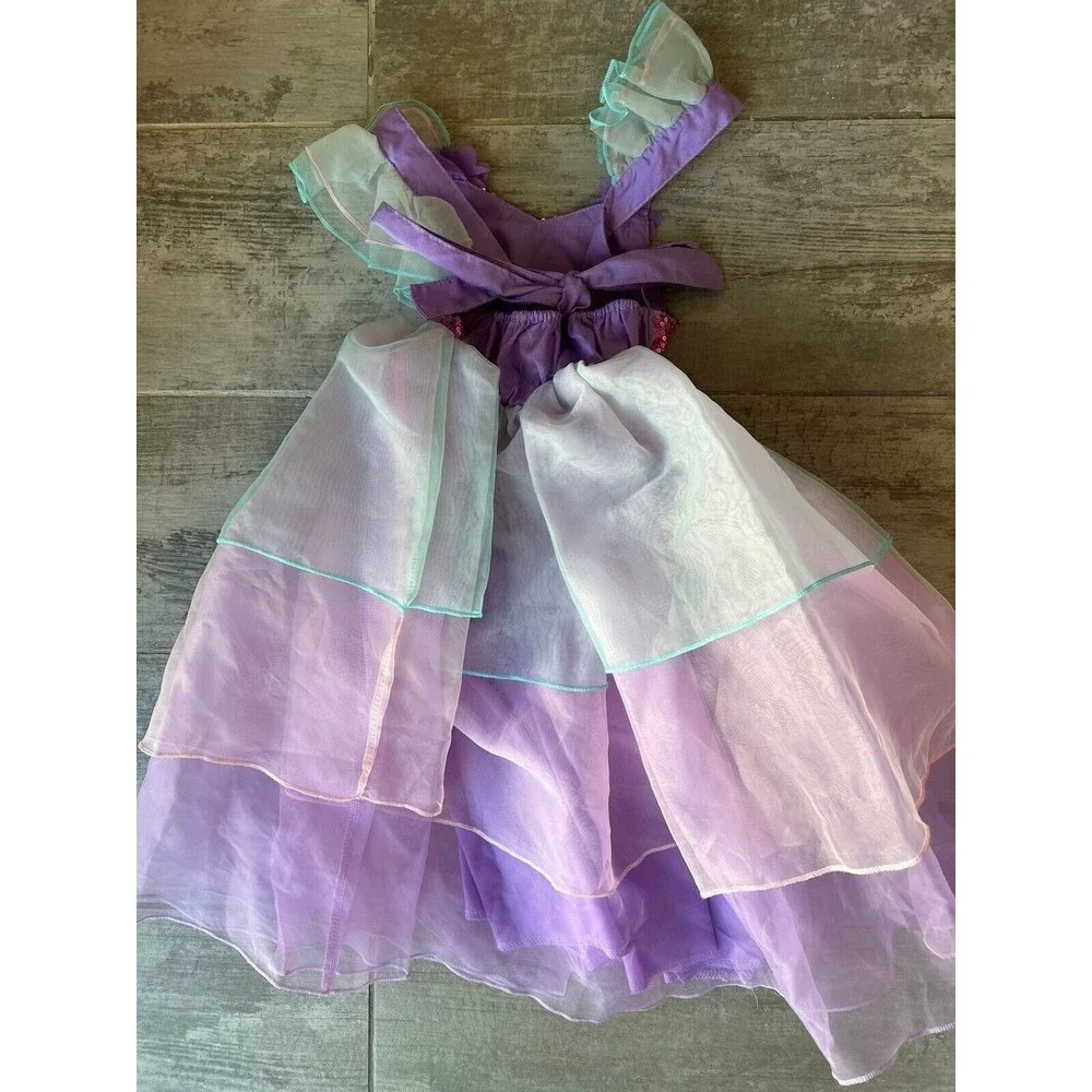 Los Angeles Boutique Little Mermaid Girls Dress Sequin Party Princess Costume 6